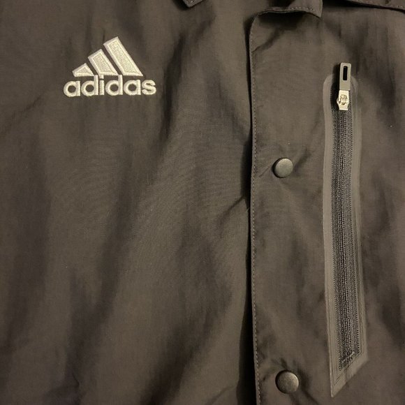 Vancouver Whitecaps FC adidas‎ Jacket Gray Size Medium MLS Anthem Full-Snap Vest - Picture 9 of 13